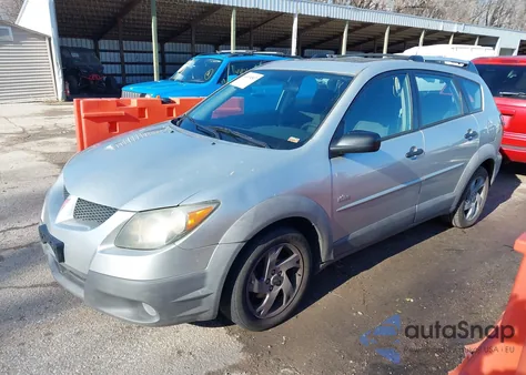 2003 Pontiac Vibe из США, поврежденный, VIN 2Y2SL62843Z402495